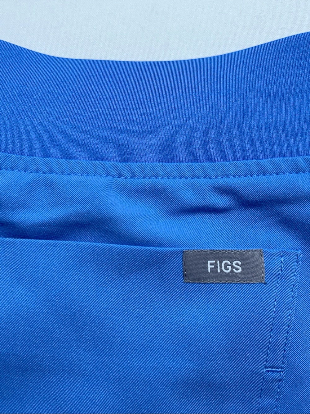 Figs Zamora Jogger Scrub Pants Womens Size Medium Blue High Waist 29” Inseam - Picture 10 of 10